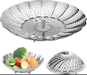 Paslanmaz Çelik Buharda Pişirme Sepeti thumbnail 1