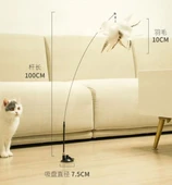 Vantuzlu Tüylü Zilli Kedi Oyun Oltası thumbnail 4