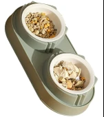 Mikopet Çift Bölmeli Mama ve Su Kabı thumbnail 3