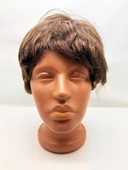 Kahverengi Kısa Kesim İçi Astarlı Erkek Peruğu thumbnail 3