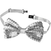 Gümüş Payetli Pullu Papyon thumbnail 3