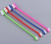 ÇIFT TARAFLI HAYVAN DIŞ FİRÇASI 4 LÜ SET - 5