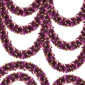 Mor Turuncu Çift Renk Sim Süs 180 cm thumbnail 1