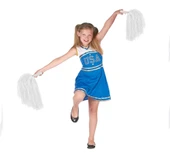 Beyaz Renk Gösteri Ponponu Çift thumbnail 1