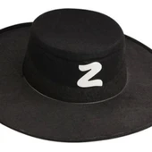 Zorro Şapka Maske Set Yetişkin thumbnail 4