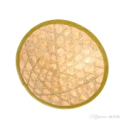 Naturel Renk Cambodia Kamboçyalı Vietnam Şapkası PVC Hasır thumbnail 5