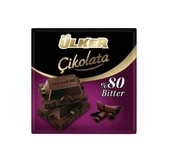 Ülker Kare %80 Bitter Çikolata 60 gr 6 adet - 2