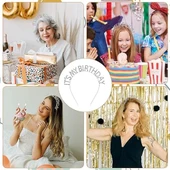 Kristal Taşlı Gümüş Renk Doğum Günü Tacı thumbnail 2