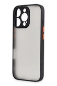 iPhone 16 Pro Max Kılıf Montreal Silikon Kapak - Siyah - 3