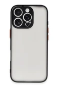 iPhone 16 Pro Max Kılıf Montreal Silikon Kapak - Siyah - 1