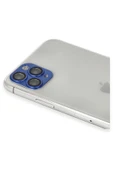 iPhone 11 Pro Max Pers Alüminyum Kamera Lens - Lacivert - 3
