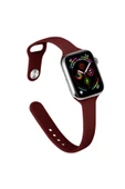 Apple Watch 38mm Klasik Kordon - Bordo - 1