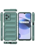 Realme C35 Kılıf Optimum Silikon - Koyu Yeşil - 3