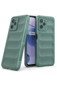 Realme C35 Kılıf Optimum Silikon - Koyu Yeşil - 2