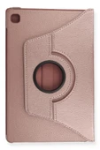Samsung Galaxy Tab A7 10.4 Kılıf 360 Tablet Deri Kılıf - Rose Gold thumbnail 2