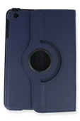 iPad Mini 1 Kılıf 360 Tablet Deri Kılıf - Lacivert thumbnail 2
