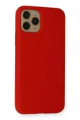 iPhone 11 Pro Kılıf Nano içi Kadife Silikon - Kırmızı - 3