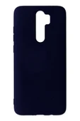 Xiaomi Redmi Note 8 Pro Kılıf Nano içi Kadife Silikon - Lacivert - 1