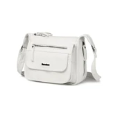 Yıkama Deri Postacı Askılı Kadın Çantası 21-K Barcelona 1934 thumbnail 3