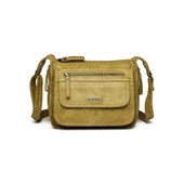 Yıkama Deri Postacı Askılı Kadın Çantası 21-K Barcelona 1934 thumbnail 1