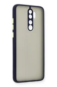 Xiaomi Redmi Note 8 Pro Kılıf Montreal Silikon Kapak - Lacivert - 1