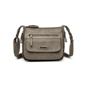 Yıkama Deri Postacı Askılı Kadın Çantası 21-K Barcelona 1934 thumbnail 1