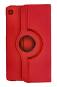 Samsung Galaxy T220 Tab A7 Lite 8.7 Kılıf 360 Tablet Deri Kılıf - Kırmızı thumbnail 3