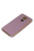 Xiaomi Redmi Note 9 Kılıf Volet Silikon - Mor thumbnail 4