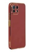 Xiaomi Mİ 11 Lite Kılıf Volet Silikon - Kırmızı - 1