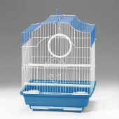 Qh Pet Kuş Kafesi 30x23x39 cm Mavi  H89102-R Kanarya Muhabbet Kuşu için - 1