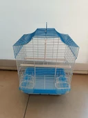 Qh Pet Kuş Kafesi 30x23x39 cm Mavi  H89102-R Kanarya Muhabbet Kuşu için thumbnail 2