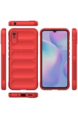 Xiaomi Redmi 9A Kılıf Optimum Silikon - Kırmızı thumbnail 3