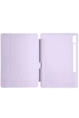 Samsung Galaxy X610 Tab S9 FE Plus 12.4 Kılıf Kalemlikli Mars Tablet Kılıfı - Açık Mor thumbnail 3