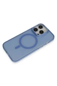 iPhone 14 Pro Max Frost Standlı Magsafe Kapak - Sierra Blue - 4