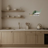 Dinozor Dekoratif Aynalı Tablo - 2