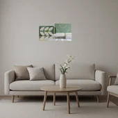 Modern Çizgiler  Dekoratif Aynalı Tablo thumbnail 1