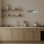 Modern Muscle Car  Dekoratif Duvar Aynalı Tablosu thumbnail 3