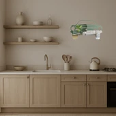 Klasik Tarz Muscle Car  Aynalı Tablo thumbnail 3