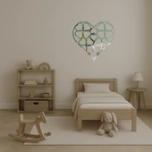 Sevgi ve Kalp Motifli  Aynalı Tablo thumbnail 2