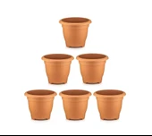 Omnipazar SO-VHS3 Dekoratif Vaha Saksı İç ve Dış Mekan 3.9 lt Kiremit 6 Adet thumbnail 1