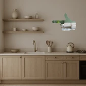 İşaret Eden El Tasarımlı Dekoratif Aynalı Tablo - 4