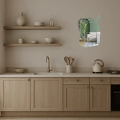 Okul Çantası Temalı Dekoratif  Aynalı Tablo - 3