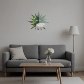 Şişkin Yanaklı Güneş  Dekoratif Aynalı Tablo - 5