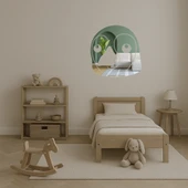 Penguen Yüzü  Duvar Aynalı Tablosu - 4