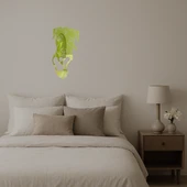 Modern Köpek Yüzü Dekoratif Altın Aynalı Tablo - 3