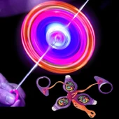 VIP RENKLİ LED IŞIKLI FIRFIR MOR FIRFIR YENİ NESİL IŞIKLI OYUNCAK PURPLE A PULL IT TO TOP SPİNİNG thumbnail 1