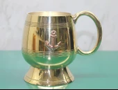 Pirinç Çapalı Kupa Bardak - 1