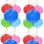 50 ADET VIP İTALYAN MALI RGB PUNCH BALLOON YÜKSEK KALİTE LASTİKLİ BALON 45 CM BALON BASKILI BALON thumbnail 4