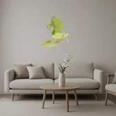 Kayakçı Kış Sporları Temalı Duvar Altın Aynalı Tablosu thumbnail 1