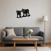 Sevimli Köpek ve Yavru Dekoratif Tablo thumbnail 3